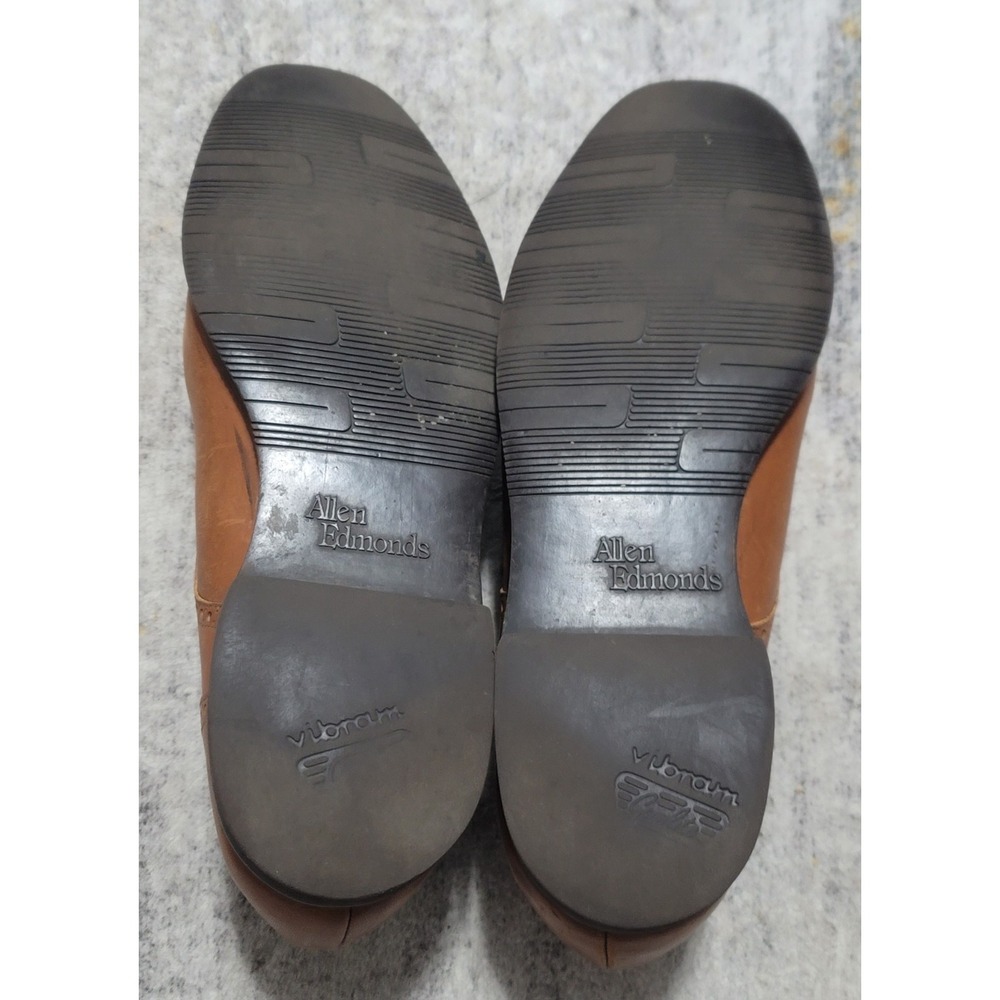 Allen Edmonds Corporate Casuals Derby Brown Walnut Leather Shoes Men Size 10.5 D - Picture 5 of 14